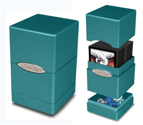 metallic ocean deck box|Ultra Pro Card Supplies Satin Tower Metallic Ocean .